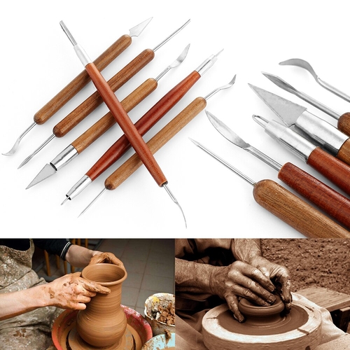 6pcs/set Clay Sculpting Wax Carving Shapers