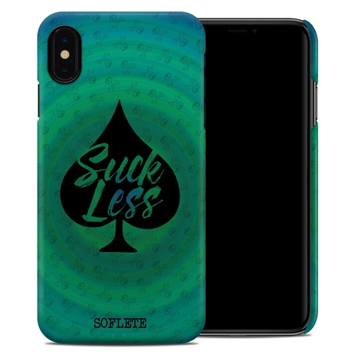 DecalGirl AIPXSMCC-SFLT-SPADE Apple iPhone XS Max Clip Case - Soflete 
