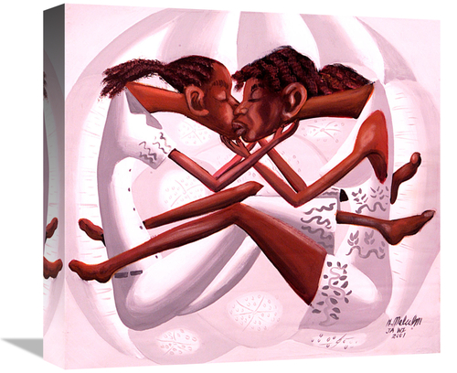 Global Gallery GCS-477335-16-142 16 in. Lovers Art Print - Gary Brown