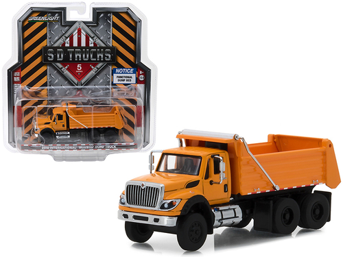 2018 International WorkStar Construction Dump Truck Orange S.D. Trucks