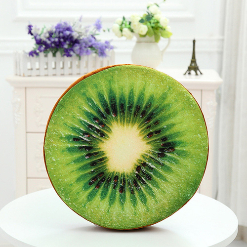 Soft 3D Print Plush Fruit Cushion Home