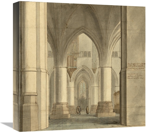 Global Gallery GCS-453955-1818-142 18 x 18 in. The Choir & North Ambul