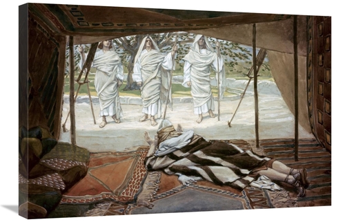 Global Gallery GCS-280192-30-142 30 in. Abraham & The Three Angels Art