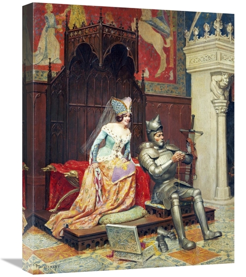 Global Gallery GCS-266858-22-142 22 in. An Arthurian Legend Art Print 