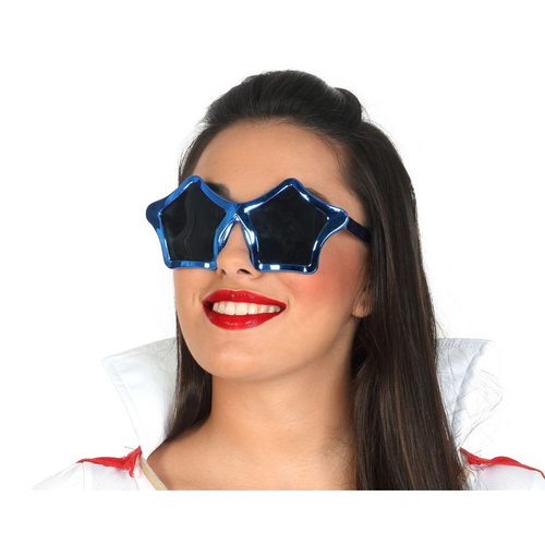 Glasses Blue Star