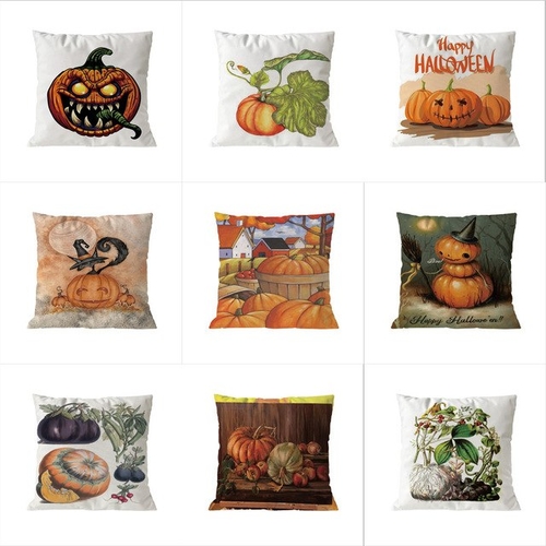 2018 Halloween Pillow Case  Polyester Pumpkin