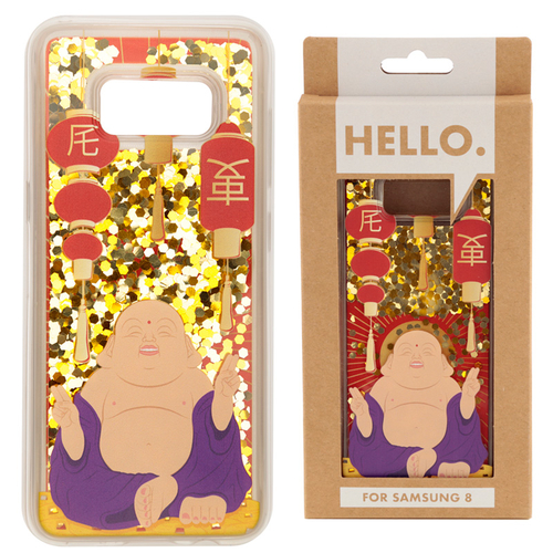 Samsung 8 Phone Case - Lucky Buddha Design