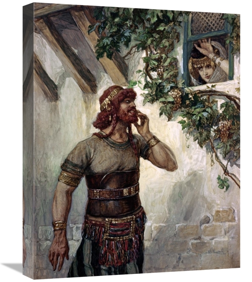 Global Gallery GCS-280494-22-142 22 in. Samson Seeth Delilah at Her Wi