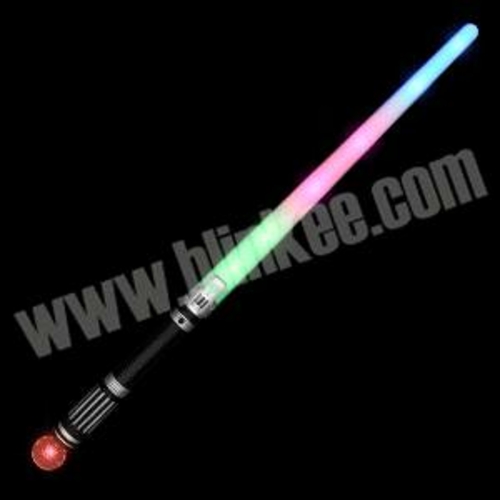 Blinkee A330 LED Rainbow Saber Sword with Crystal Prism Ball