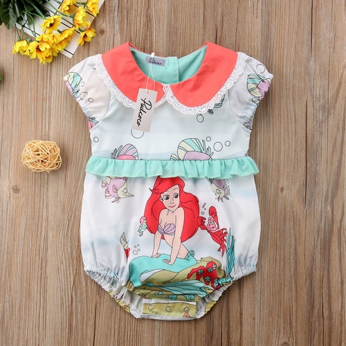 2018 Newborn Cute Baby Girls Cartoon Mermaid