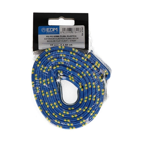 Bungee cord EDM Flat Bicoloured 1,5 m Ø 18 mm