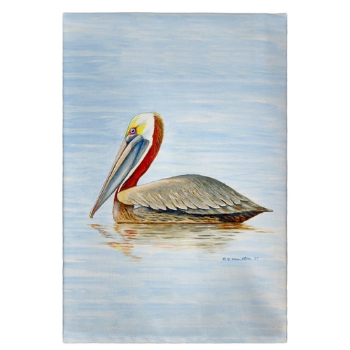 Betsy Drake GT807 20 x 20 in. Summer Pelican Guest Towel