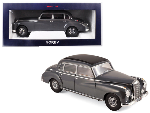 1955 Mercedes Benz 300 Dark Gray 1/18 Diecast Model Car by Norev