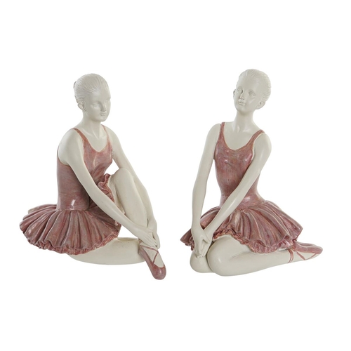 Decorative Figure DKD Home Decor Romantic Ballet Dancer 16 x 11 x 17