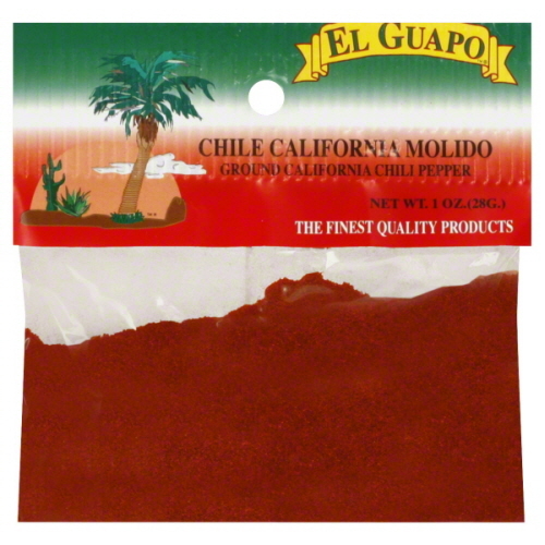 EL GUAPO CHILI PPPR CALIF-1 OZ -Pack of 18