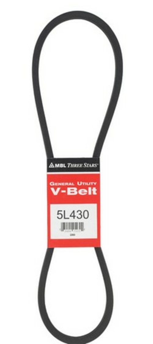 MBL Corporation 5L430A 0.62 x 43 in. Utility V-Belt