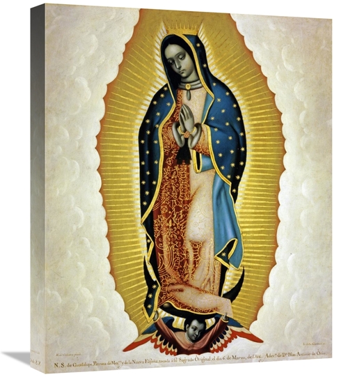 Global Gallery GCS-267814-22-142 22 in. La Virgen De Guadalupe Art Pri