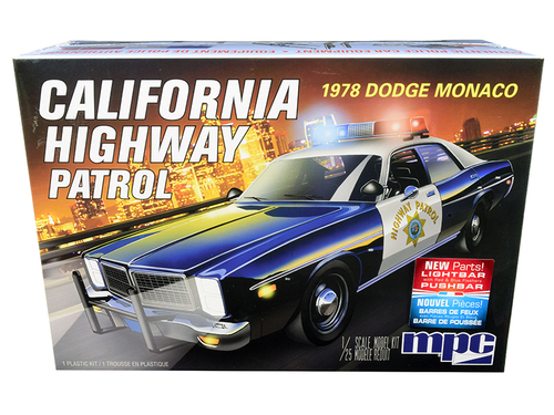 Skill 2 Model Kit 1978 Dodge Monaco \CHP\" (California Highway Patrol)