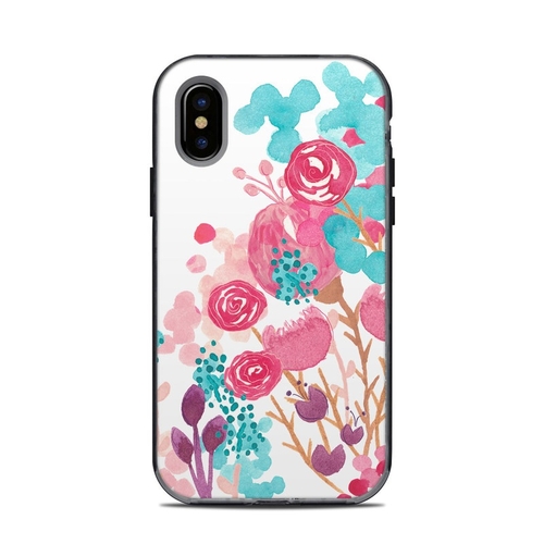 DecalGirl LNAX-BLUSHBLS Lifeproof iPhone X Next Case Skin - Blush Blos