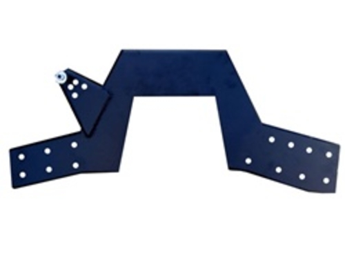 AirBagIt BRACKET-84 Bag Brackets Bolt-On Pavement Bridges Pair Raw