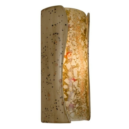 A19 RE120-SS-MAB reFusion Lava Wall Sconce Sandstorm and Multi Amber