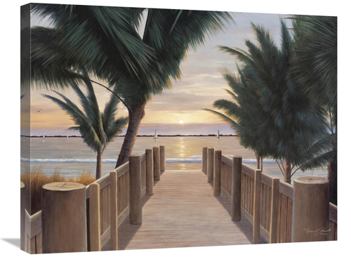 Global Gallery GCS-125769-2228-142 22 x 28 in. Palm Promenade Art Prin