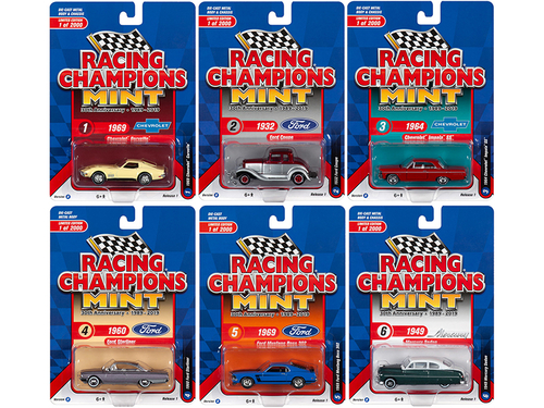 2019 Mint Release 1 \30th Anniversary\" (1989-2019) Set B of 6 Cars