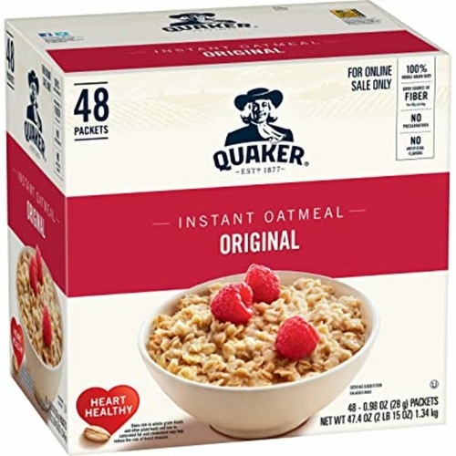 Quaker Instant Oatmeal Original - 48 Pack