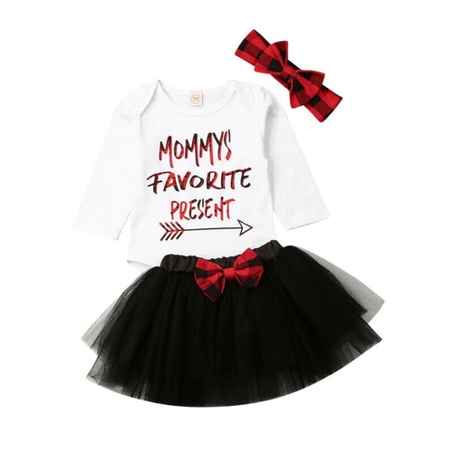 Newborn Baby Girl Clothes Sets Letter Print Long