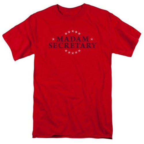 Trevco Madam Secretary-Distress Logo - Short Sleeve Adult 18-1 Tee - R