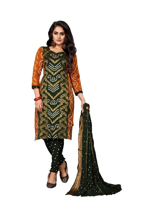 Generic Women's Satin Cotton Salwar Material