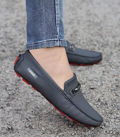 Men's Synthetic Leather Outdoor Formal Casual Slip On Loafers Shoes