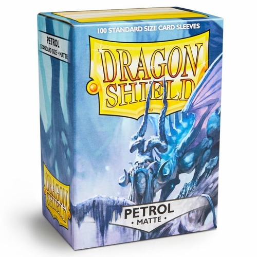 Arcane Tinmen ATM11020 DP Dragon Shield Card Sleeves, Matte Petrol