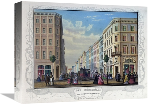 Global Gallery GCS-266425-16-142 16 in. Neuer Wall Seen from Jungferns