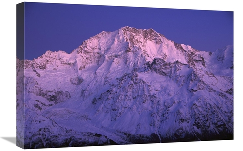 Global Gallery GCS-453406-1624-142 16 x 24 in. Mt Cook in Pre-Dawn Lig