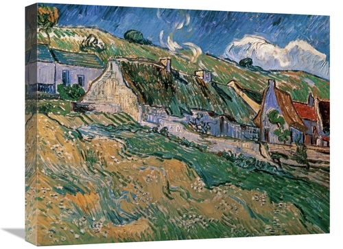 Global Gallery GCS-281313-22-142 22 in. Thatched Cottages Art Print - 