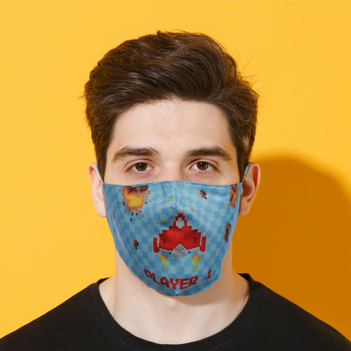 Game Over Reusable Face Covering - Large