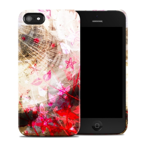 Lucent Imaging AIP5CC-WFLOWER Apple iPhone 5 & 5S Clip Case - Woodflow