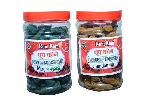 Main Kum Kum Dhoop Cones – Mogra & Chandan Fragrance image