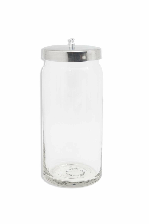 Pack of 10 Stainless Steel Lids for Jar 4" x 4". Medical Grade Jar