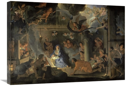 Global Gallery GCS-282348-30-142 30 in. Adoration of the Shepherds Art