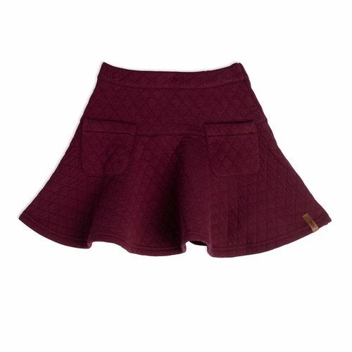 Skirt With Pocket Plum