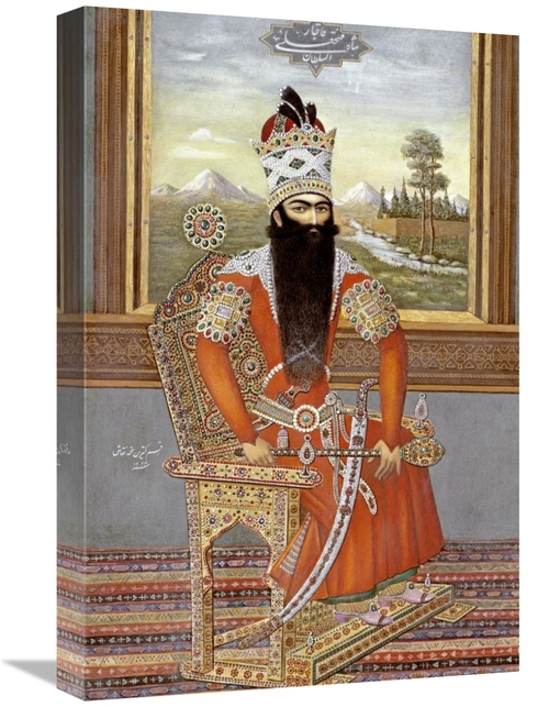 Global Gallery GCS-268330-22-142 22 in. Portrait of Sultan Fath Ali Sh