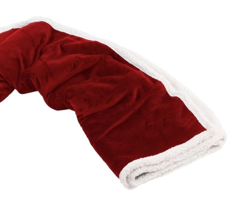 Living Health Products 35_DC_20318 Country Lambswool Throw - Garnet