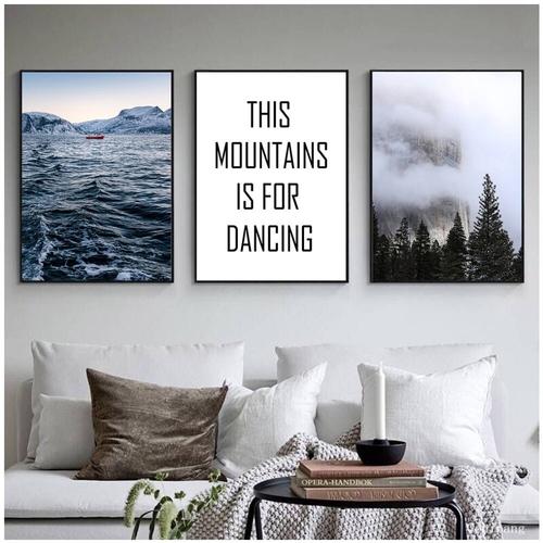 Nordic Poster Wall Art Canvas Painting Nature