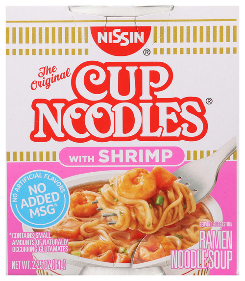 Nissin the Original Cup Noodles with Shrimp - 2.25 oz