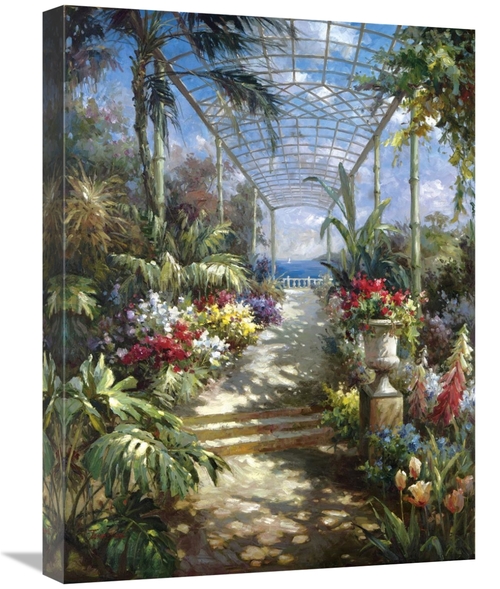 Global Gallery GCS-115993-1824-142 18 x 24 in. Tropical Breezeway Art 