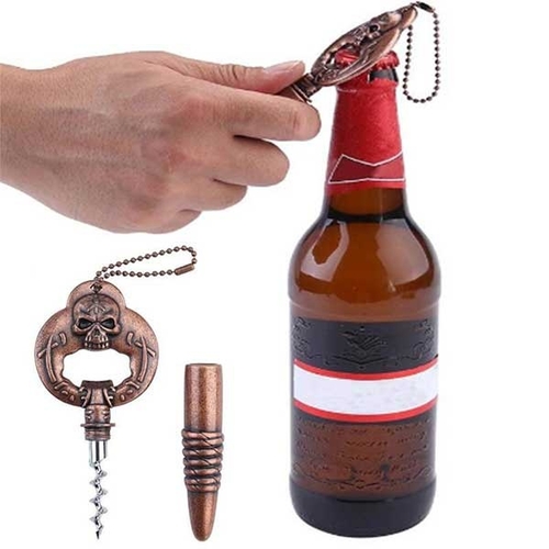 Skull & Bullet Combo Bottle Opener