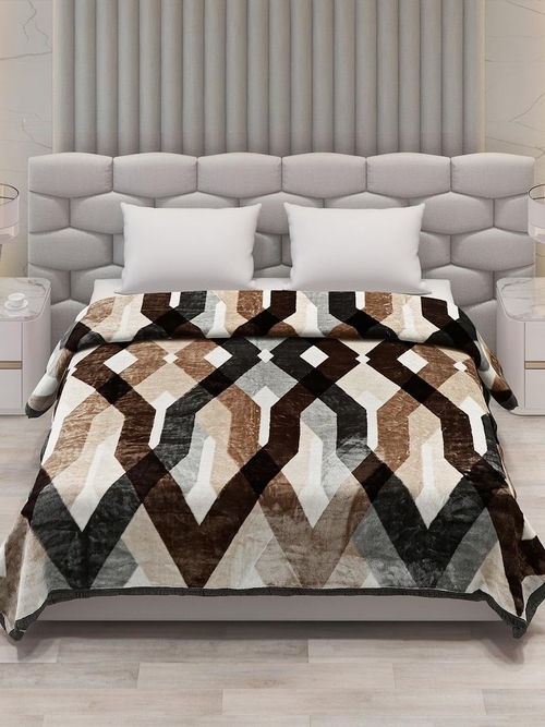 Vibrant Printed Bedsheet for Double Bed – Stylish and Decorative