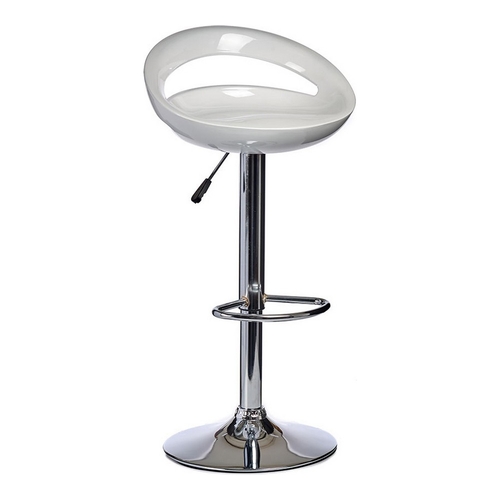 Stool Silver White